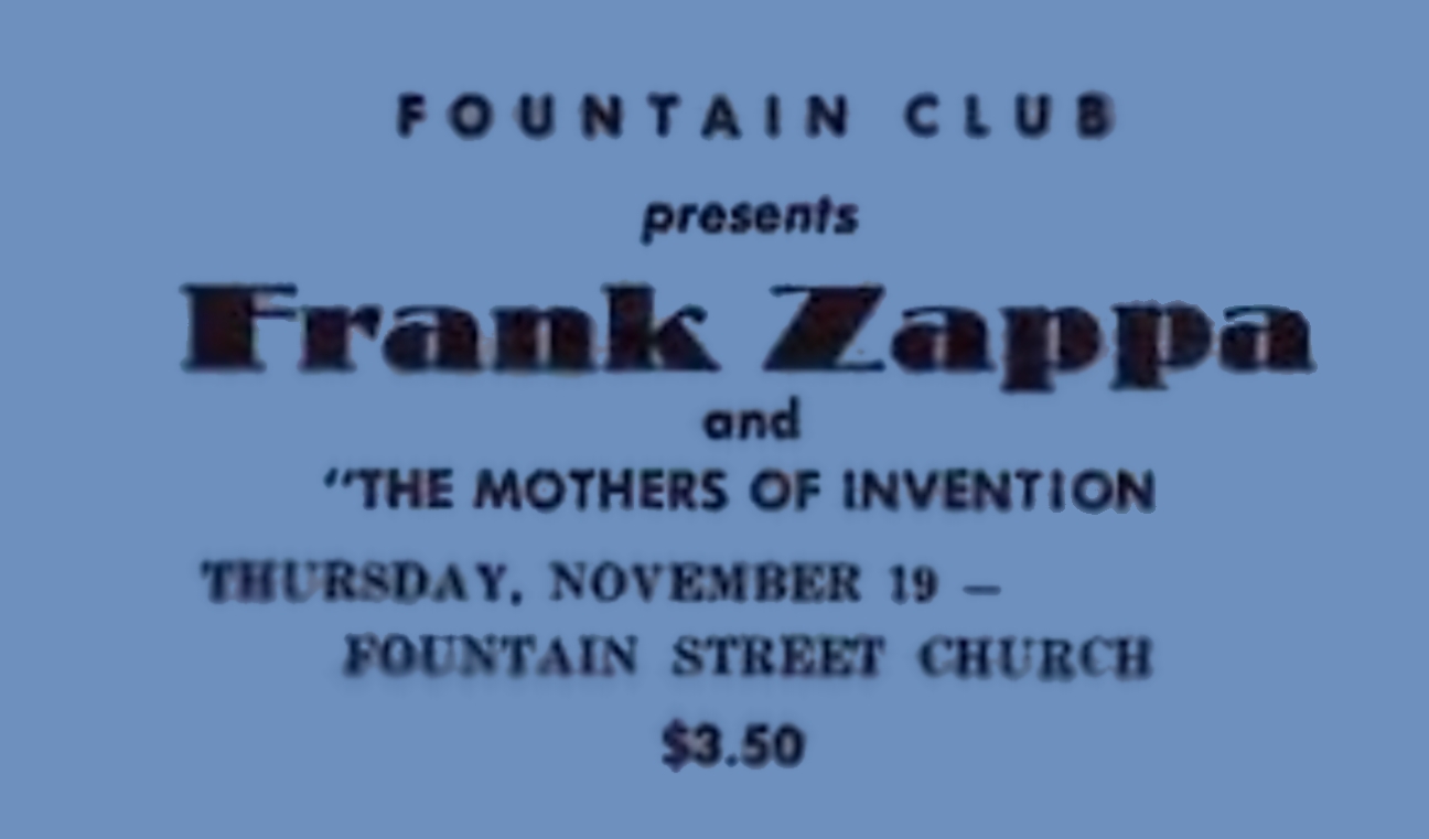 19/11/1970Fountain Street Church, Grand Rapids, MI